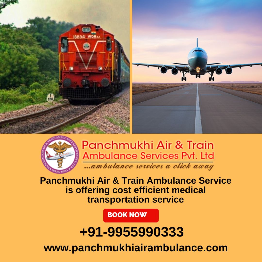 Panchmukhi Hi Tech Train Ambulance in Guwahati- Helpful is making the relocation easier