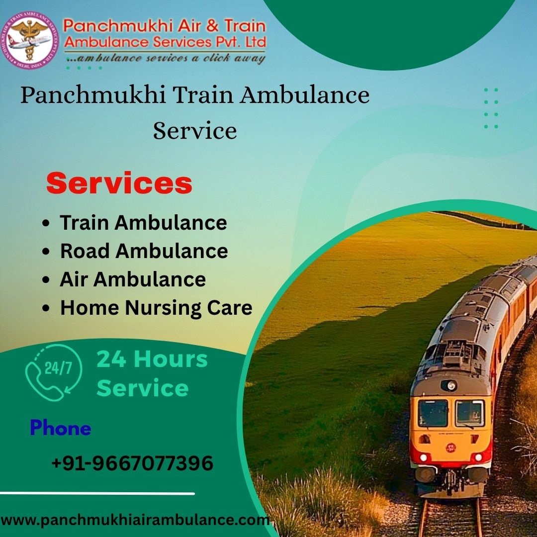 Panchmukhi Train Ambulance in Delhi – Travel with ICU in the Train Compartments