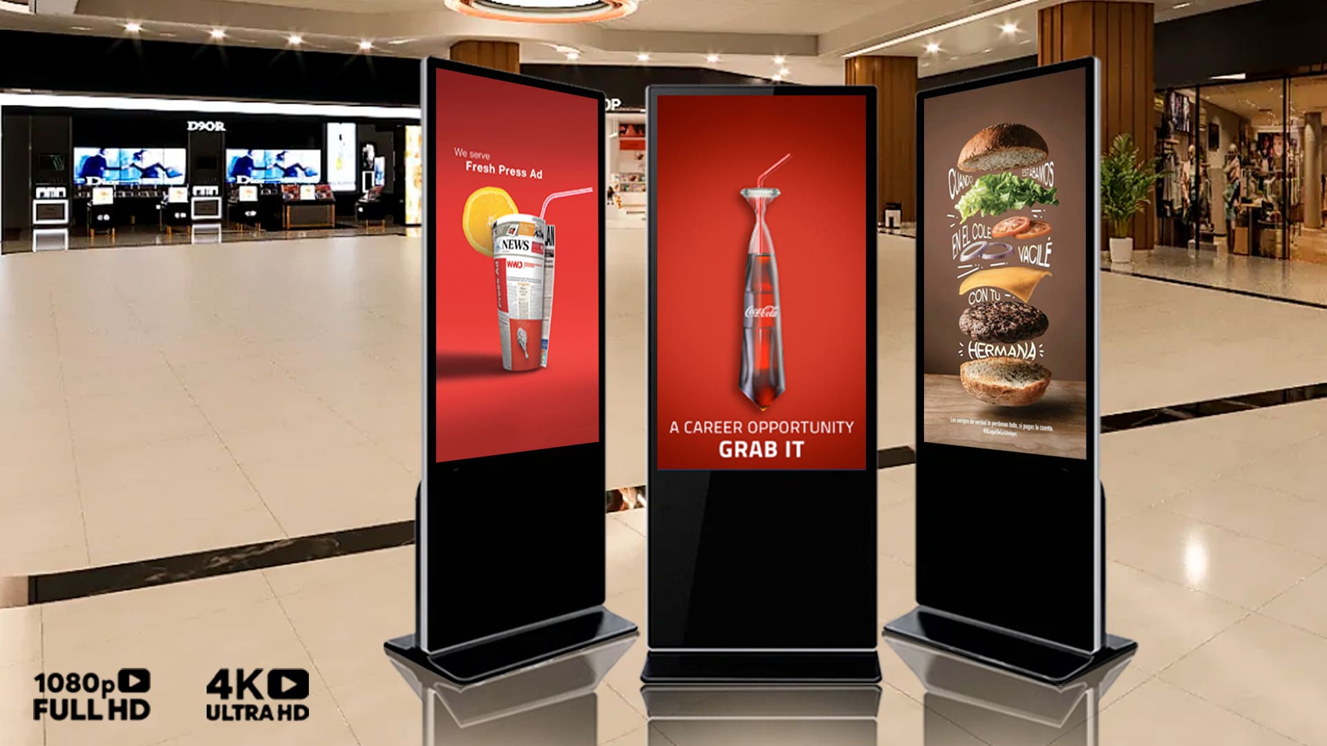 Samsung Non-Touch Digital Standee-Promote Your Business in One Go
