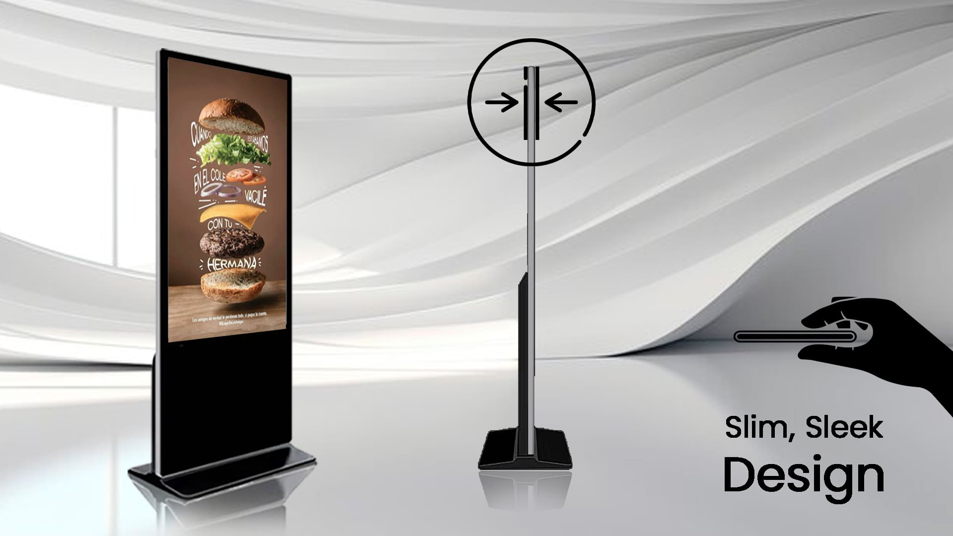Samsung Non-Touch Digital Standee-Promote Your Business in One Go