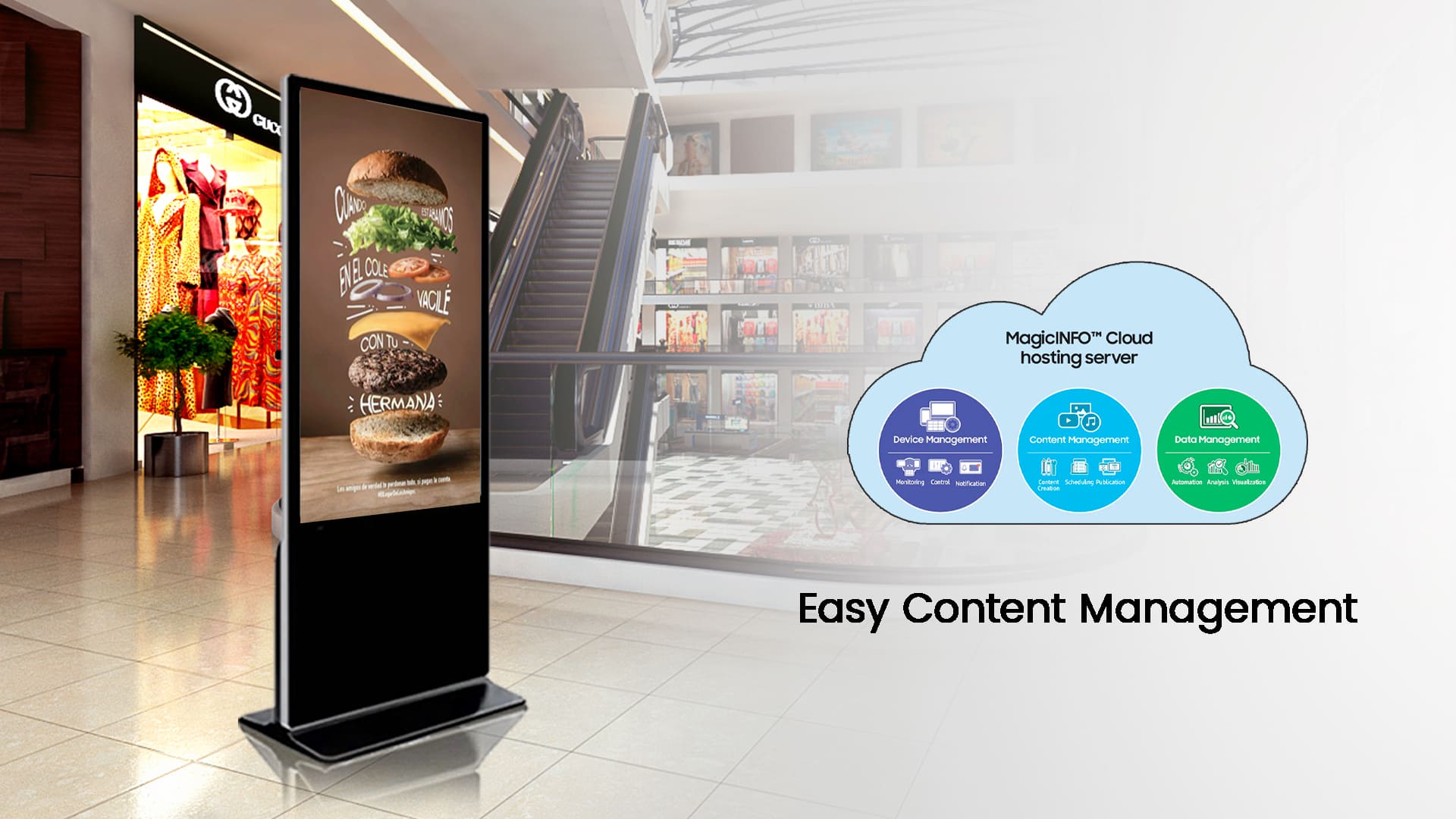 Samsung Non-Touch Digital Standee-Promote Your Business in One Go