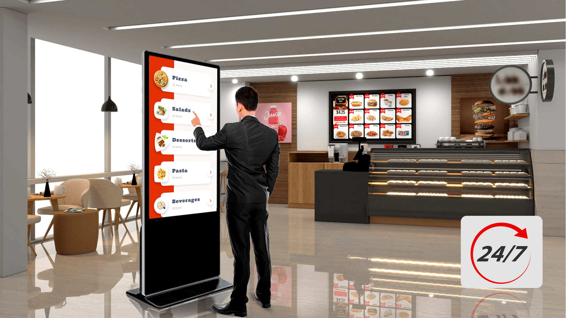 Samsung Touch Digital Standee in Pakistan-Smart Display for Your Business