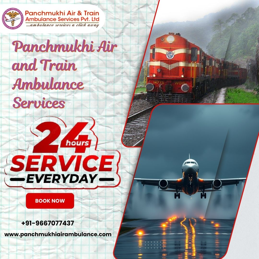 Panchmukhi Train Ambulance from Patna- your reliable relocation partner