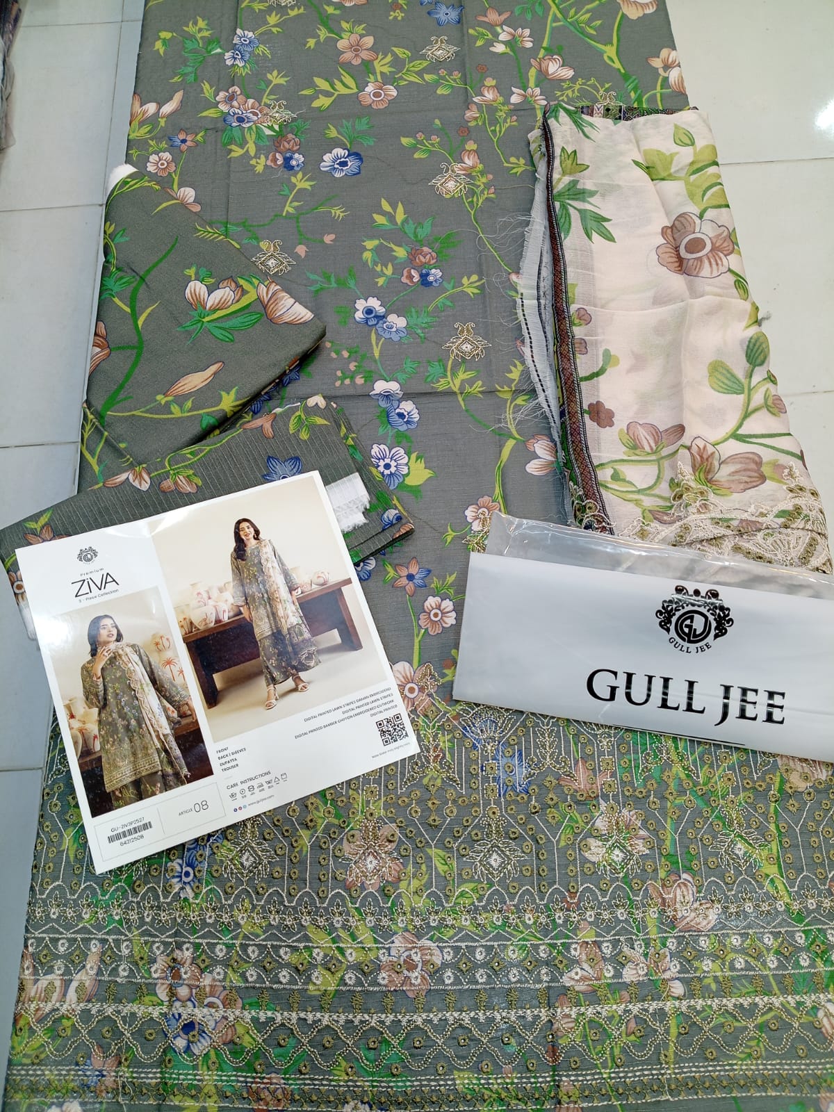 cut Work Embroidered Duppta