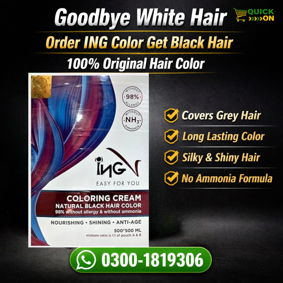 Buy ING Hair Color in Sukkur: Ammonia Free Permanent Hair Color 03001819306