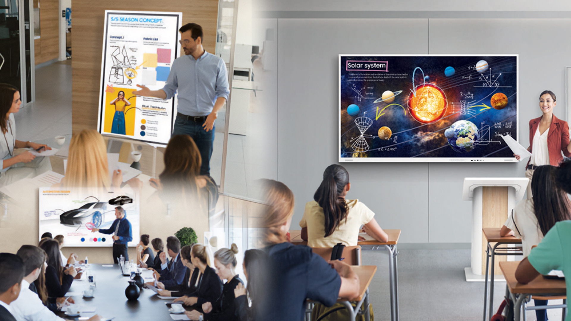 Samsung Interactive Screen-Smart Touch Display for Office & Education
