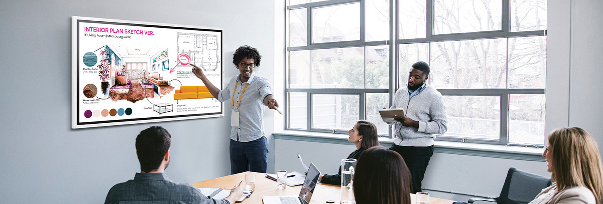 Samsung Interactive Screen-Smart Touch Display for Office & Education