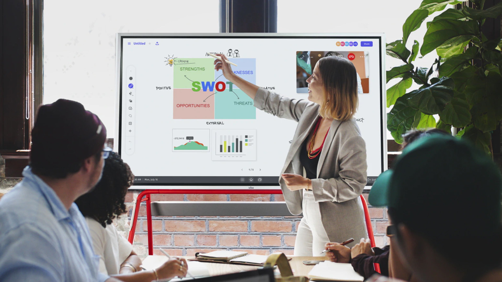 Samsung Interactive Screen-Smart Touch Display for Office & Education
