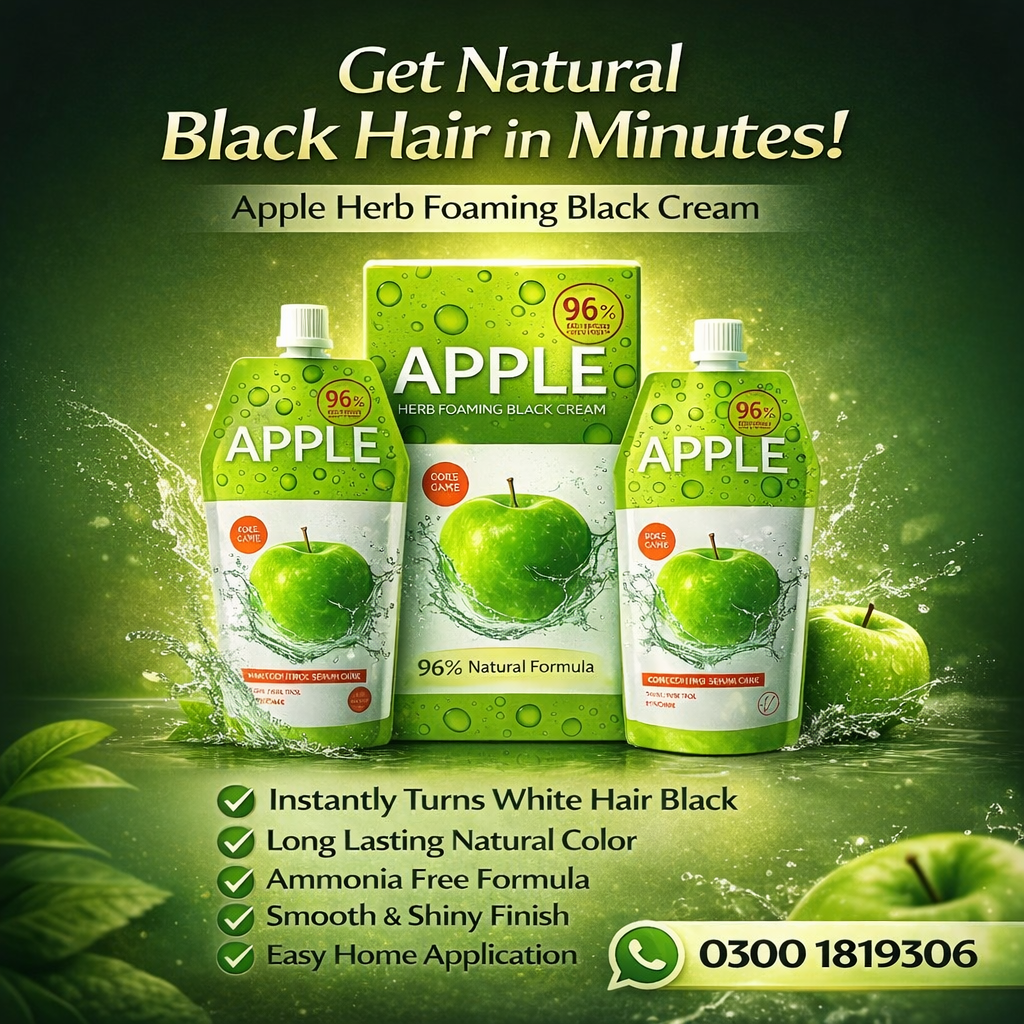 Apple Hair Color Price In Rajanpur: Natural Shine and Long-Lasting Color 03001819306