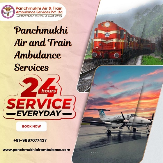 Hire Panchmukhi Air and Train Ambulance Service in Dehradun with Reliable Medical Service