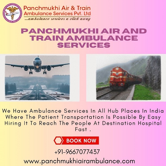 Choose the Life-Saving Service Offered by ICU Air and Train Ambulance Service in Raipur