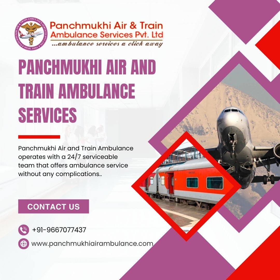 Take an Air Ambulance in Guwahati with Magnificent Medical Tools via Panchmukhi