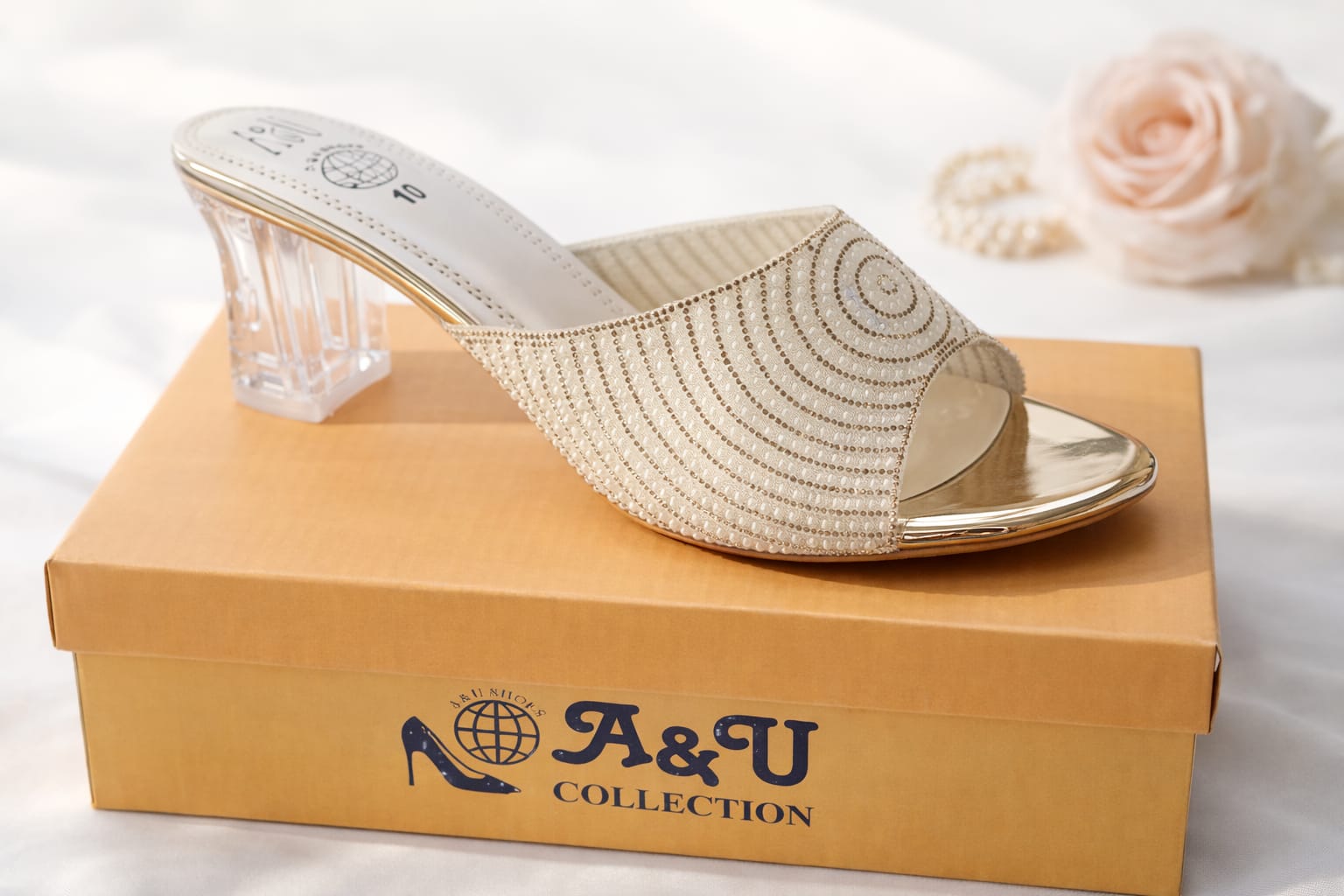 stoned fency style sandal