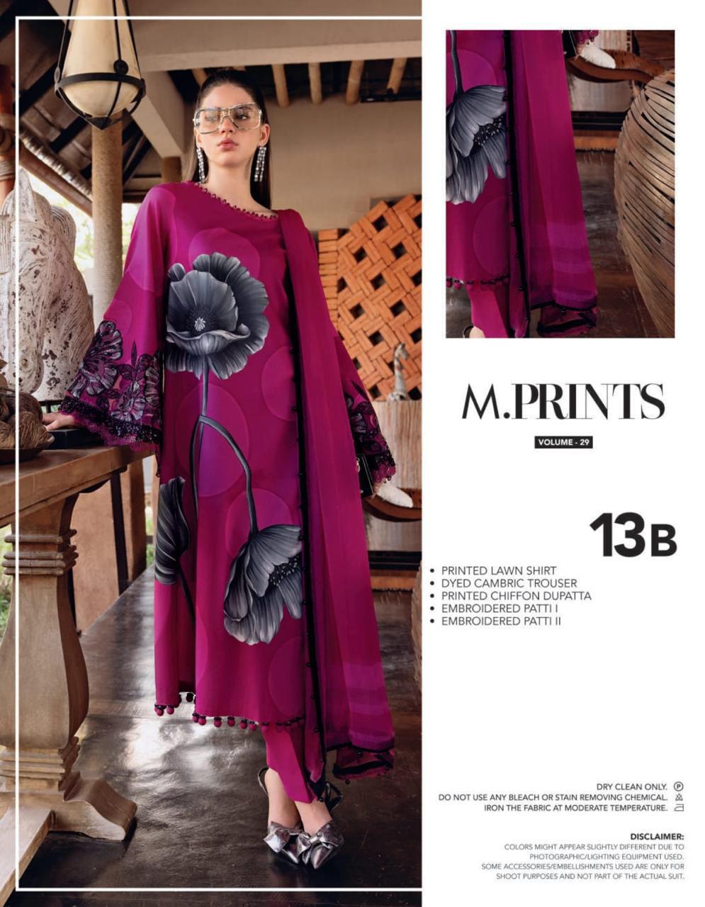 Chiffon Printed Dupatta With 4 Sided Embroidered Laced
