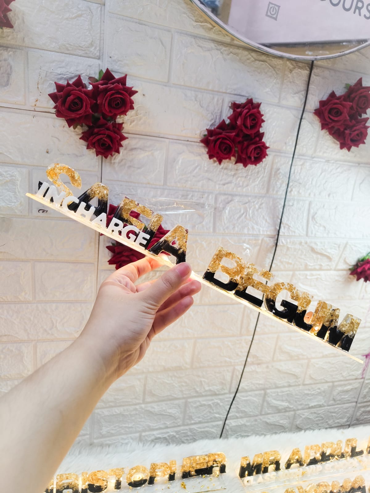Name stand