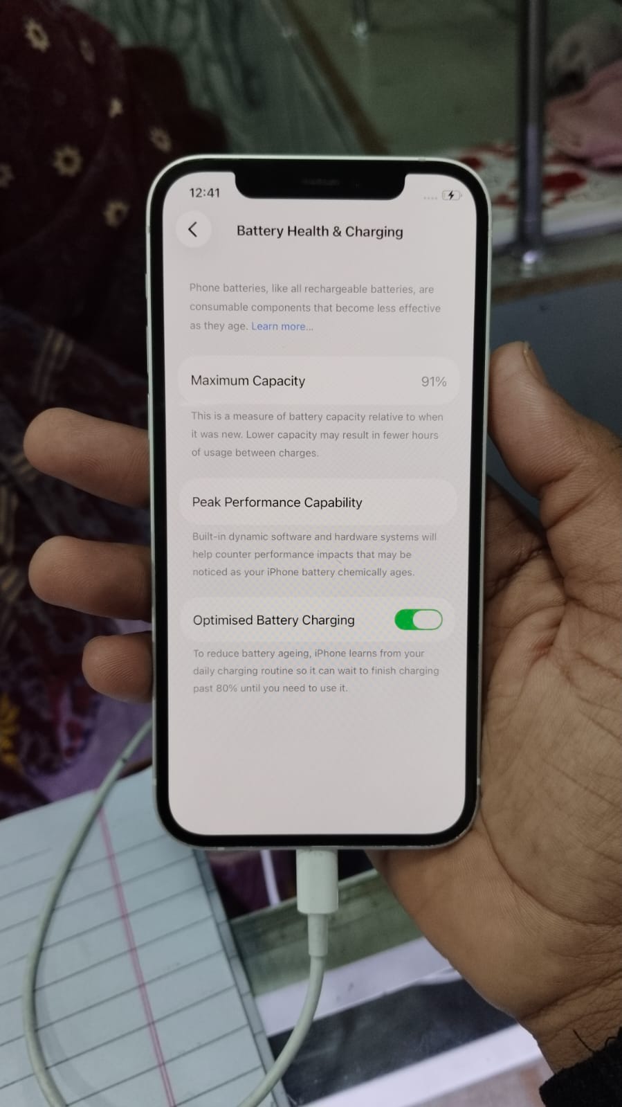 I phone 12 White