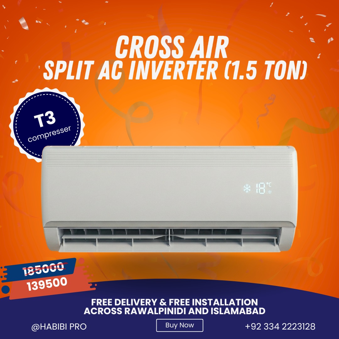 Cross Air Split AC Inverter1.5 ton