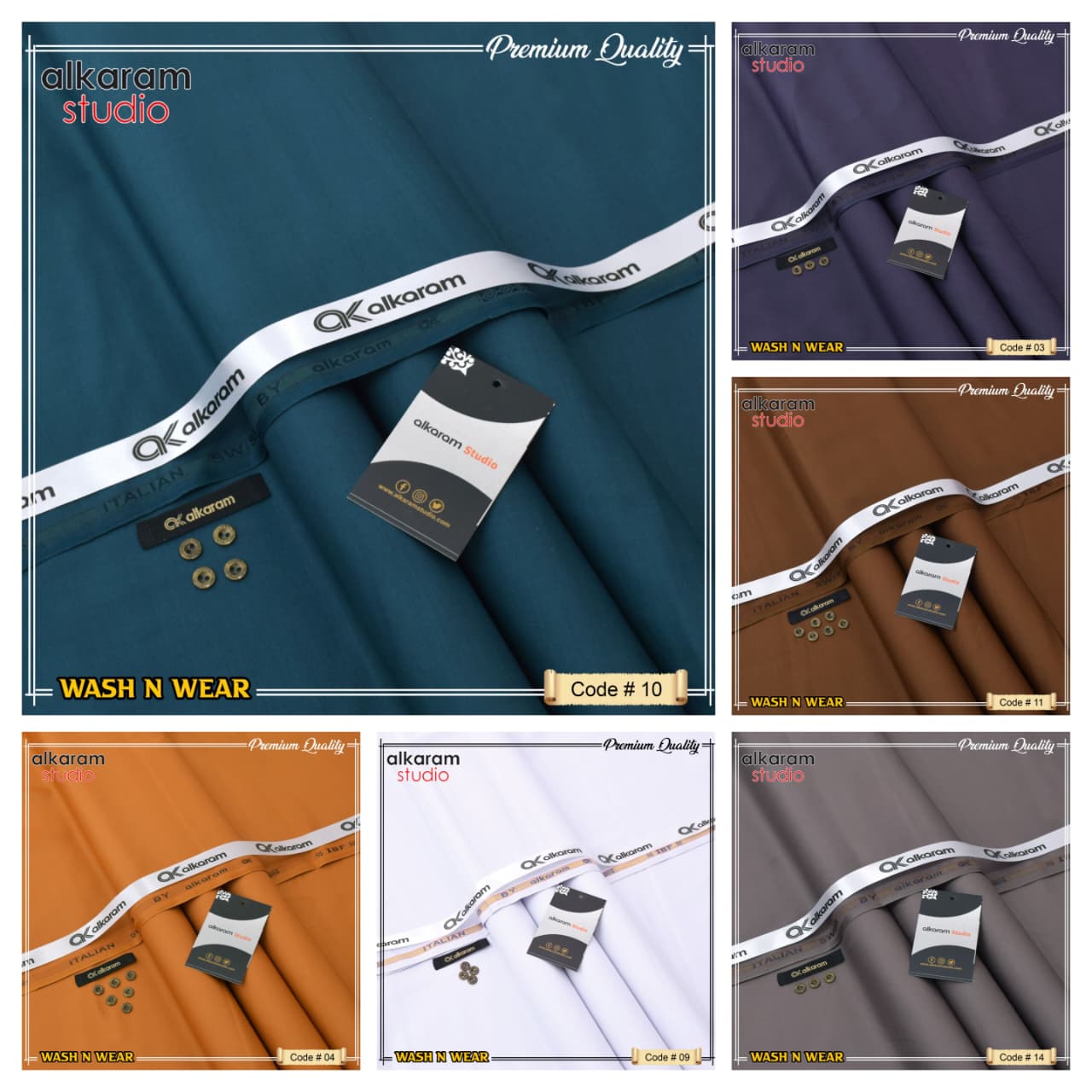 AL-KARAM BOSKI WASH & WEAR EID COLLECTION
