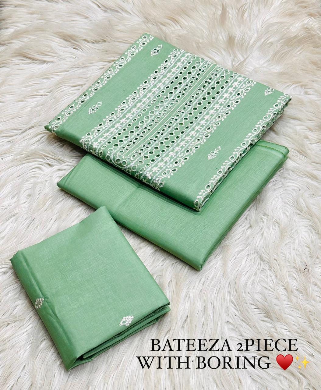 BATEEZA FANCY 2PIECE BORING EMBROIDERY COLLECTION