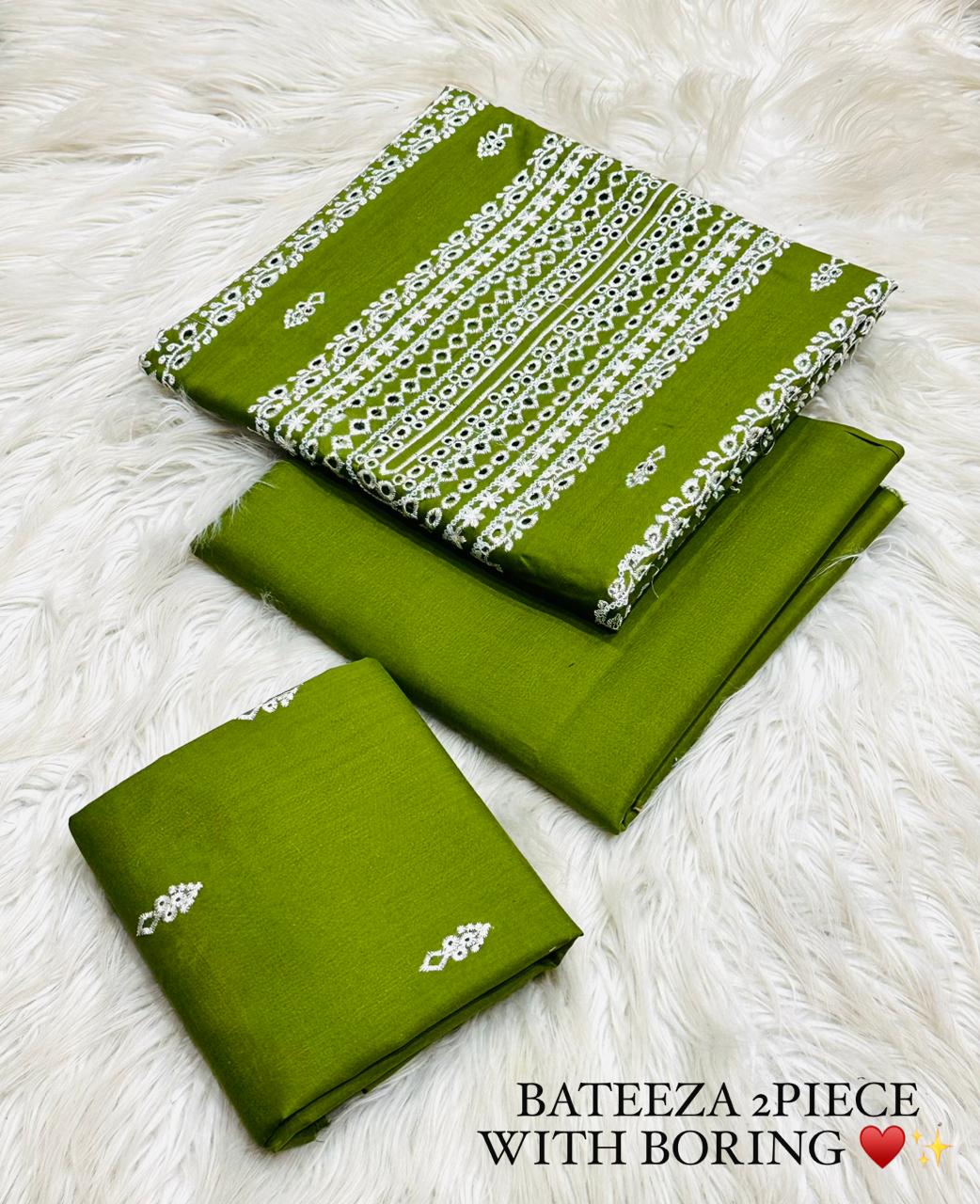 BATEEZA FANCY 2PIECE BORING EMBROIDERY COLLECTION