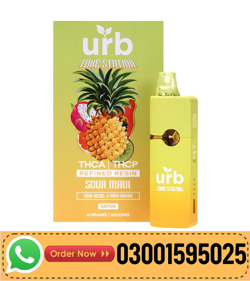 URB X TOKE STATION REFINED RESIN DISPOSABLE 6G In Pakistan- 03001595025