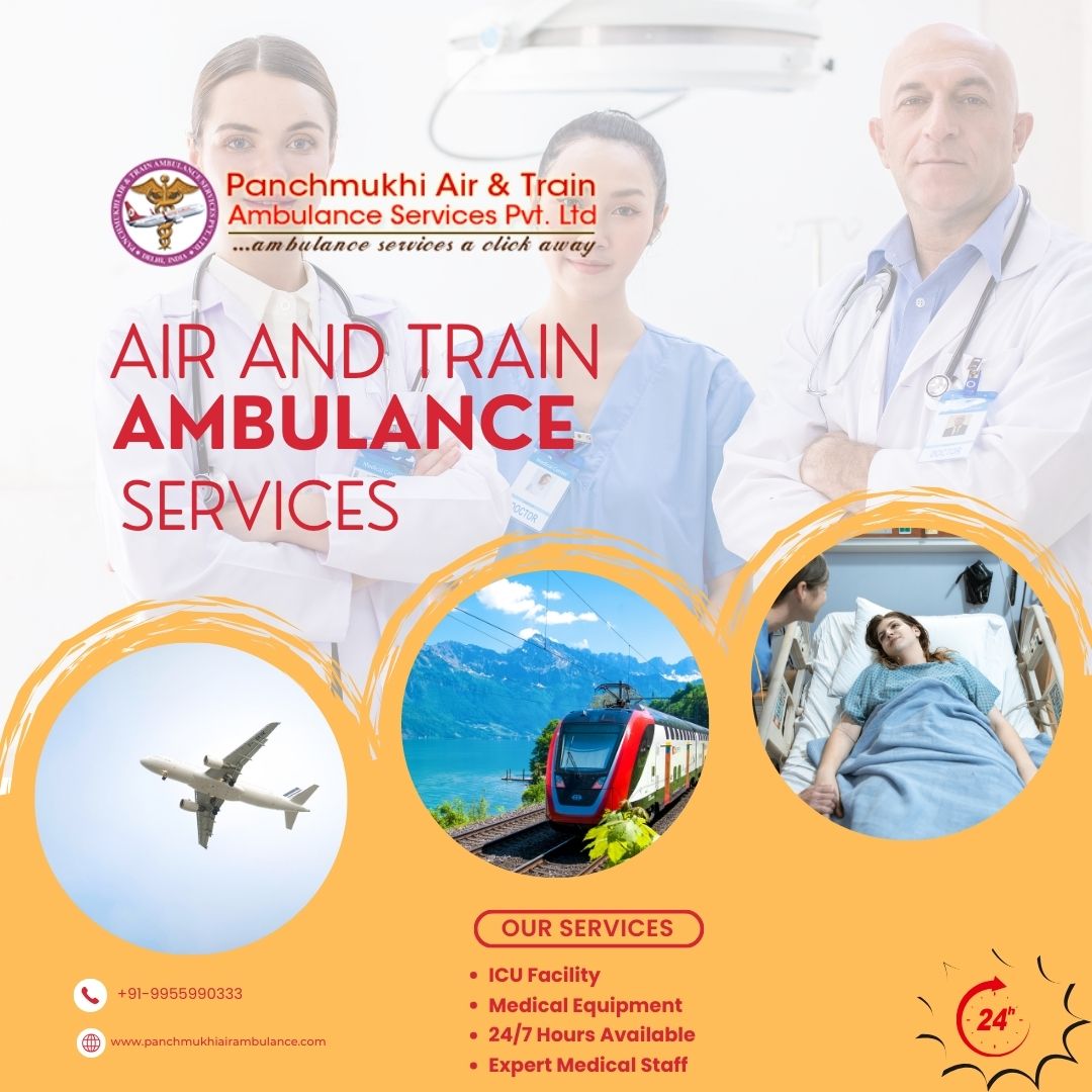 Panchmukhi Air and Train Ambulance Service in Bhopal organizes medical repatriation services