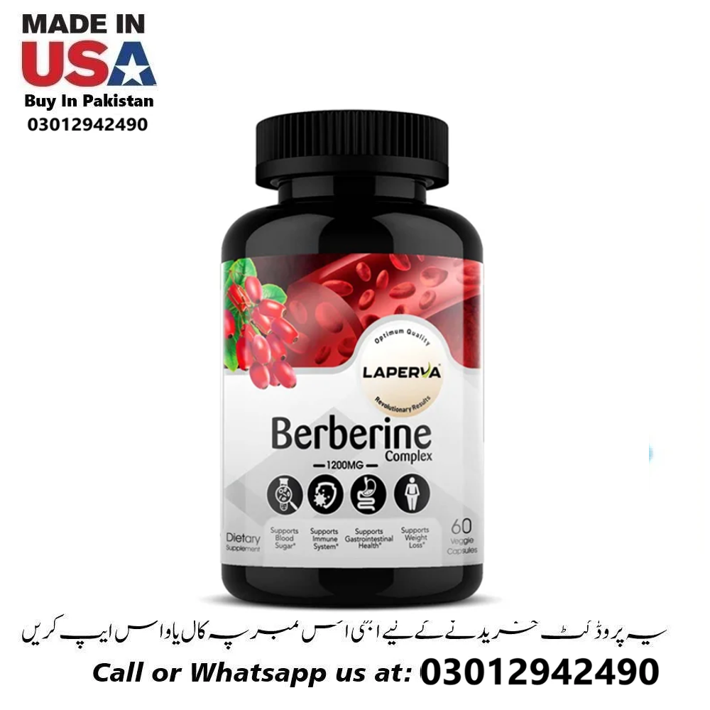 Laperva Berberine Complex 1200mg Supplement In Pakistan 03012942490