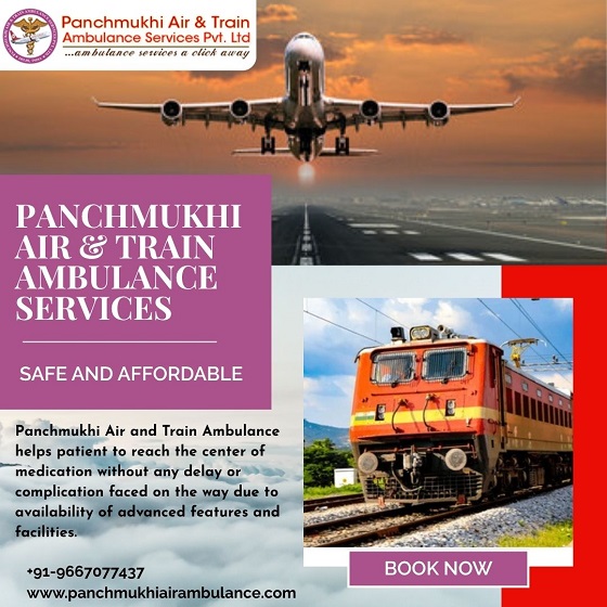 Casualties and Hazards Are Contained at the Time of Arranging Air and Train Ambulance Services in Bhavnagar