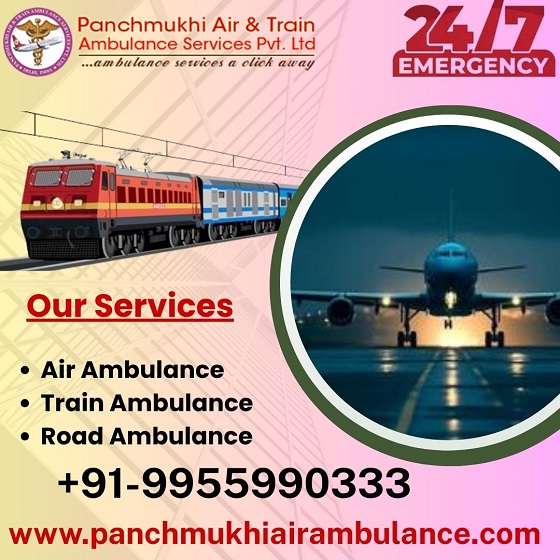 Hire Panchmukhi Air and Train Ambulance Service in Amritsar at an Affordable Price