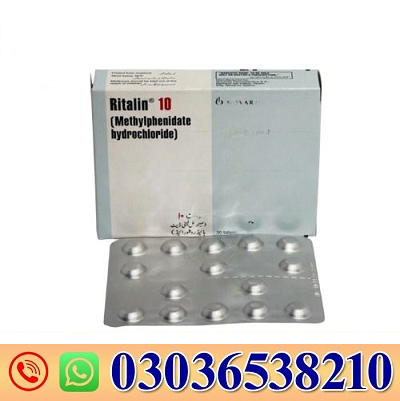 Ritalin 10mg 30’s [03036538210] Tablets in Sheikhupura