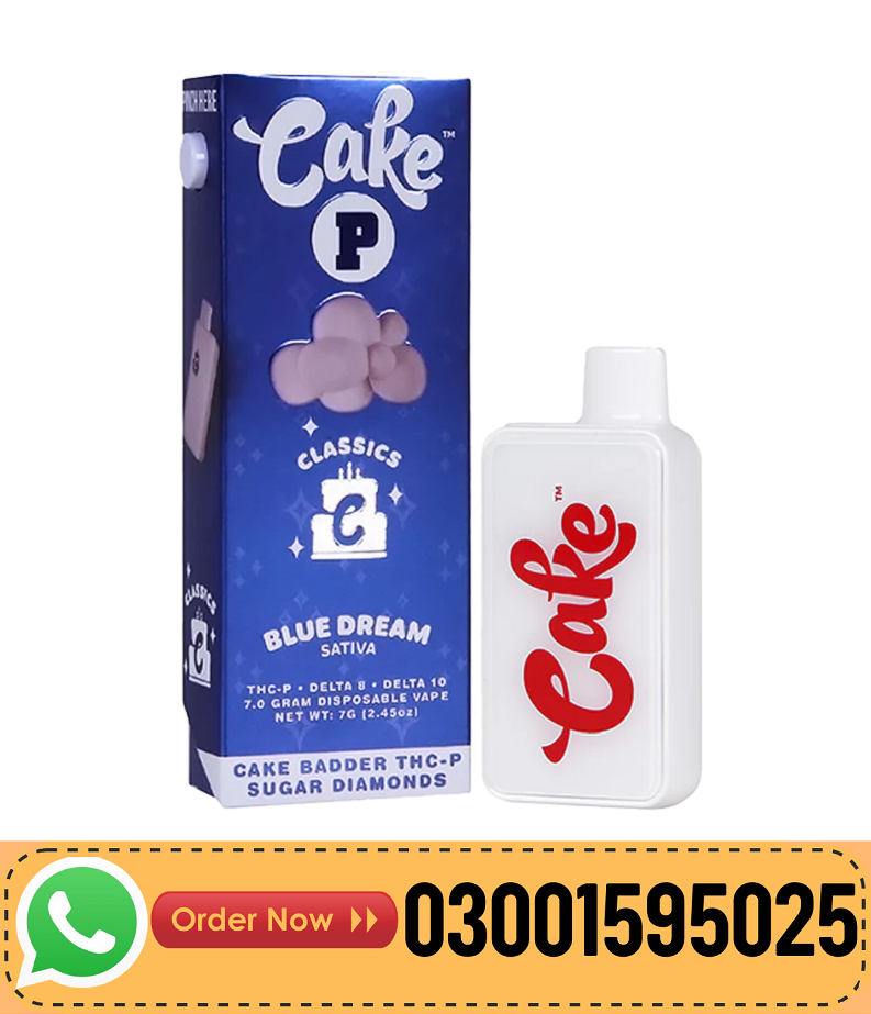 Cake Delta 8, Delta 10 & THCP Classic Disposable 7g In Pakistan-03001595025