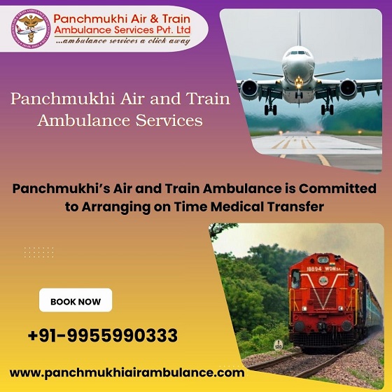Book Panchmukhi Air Ambulance Service in Nanded with Top-class Medical Equipment