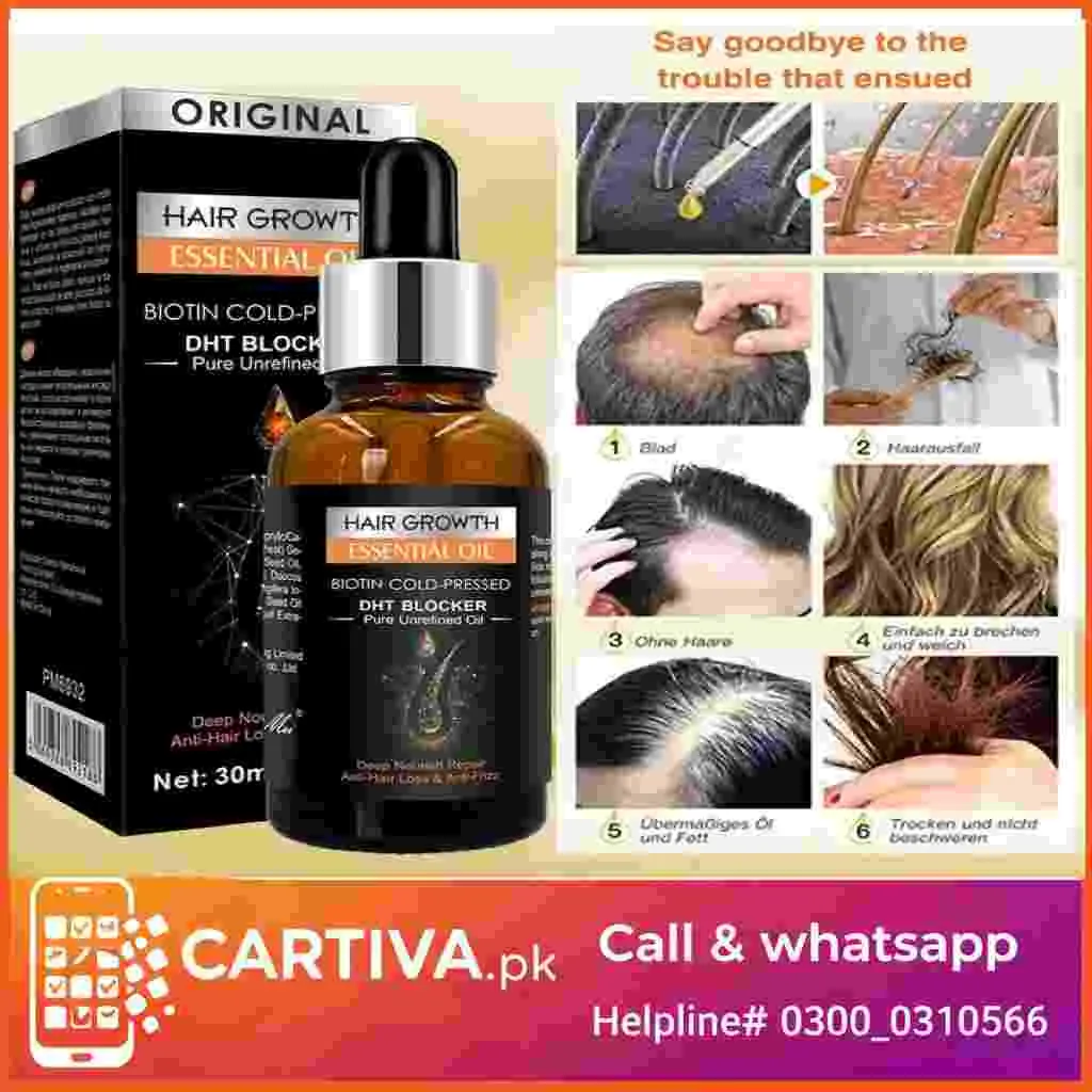 Hair Growth Essential Oil Biotin in Pakistan/03000310566