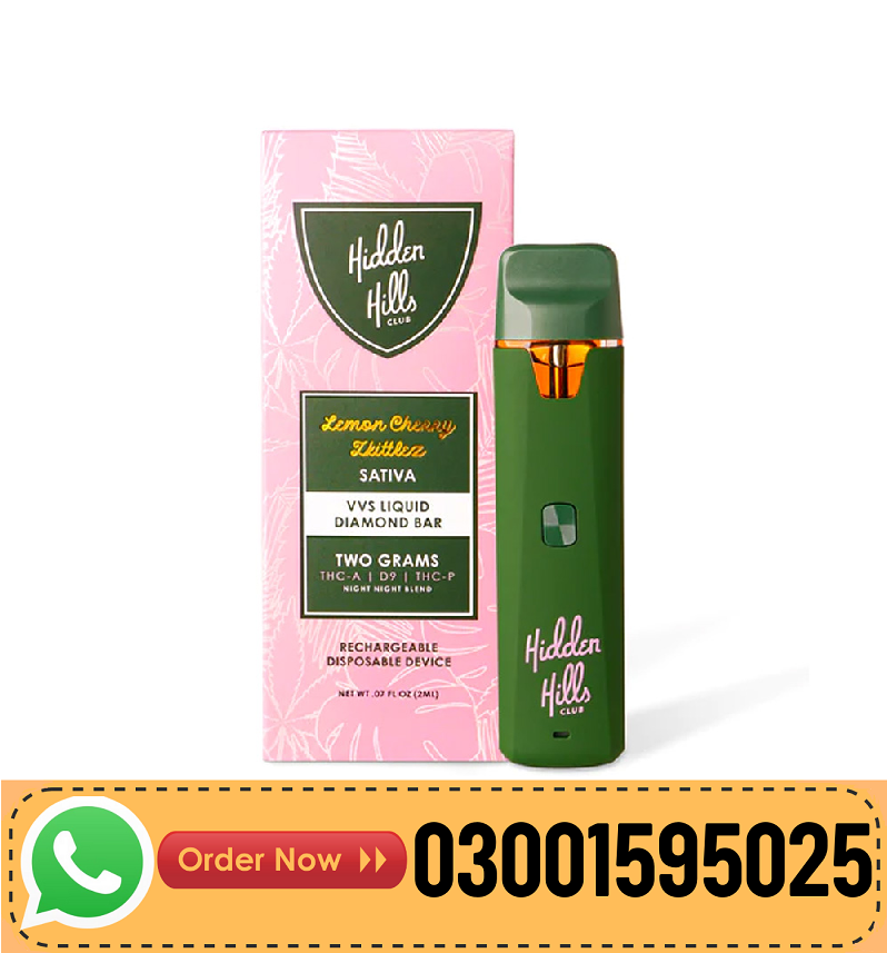 Hidden Hills VVS Liquid Diamond Disposable 2G In Pakistan-03001595025