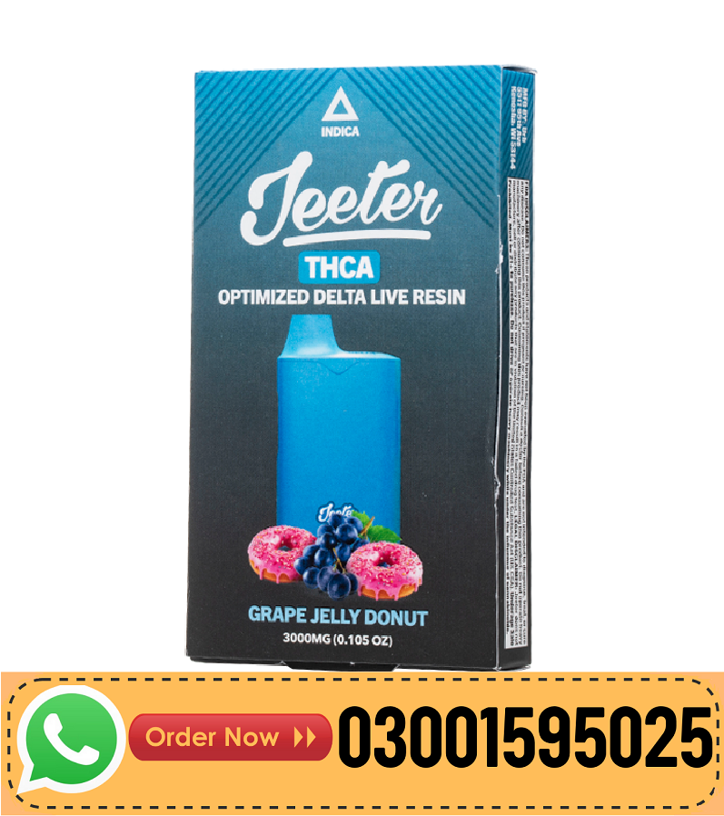 Jeeter THC-A Delta Live Resin Disposable 3G In Pakistan-03001595025