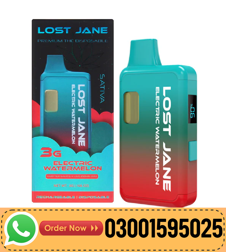 Lost Jane Shatter Sauce + Live Rosin Jam Disposable 3g In Pakistan-03001595025