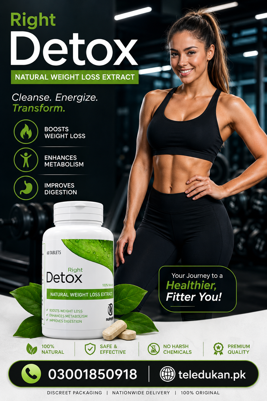 Right Detox Tablets Tablets In Lahore | Same Day Delivery