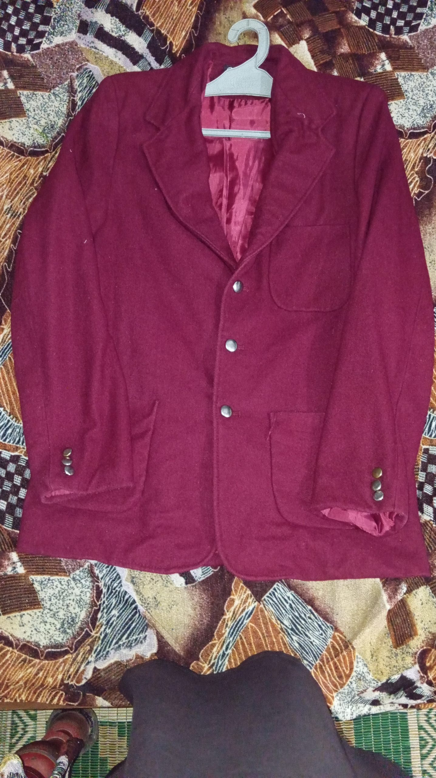 School coat red colour