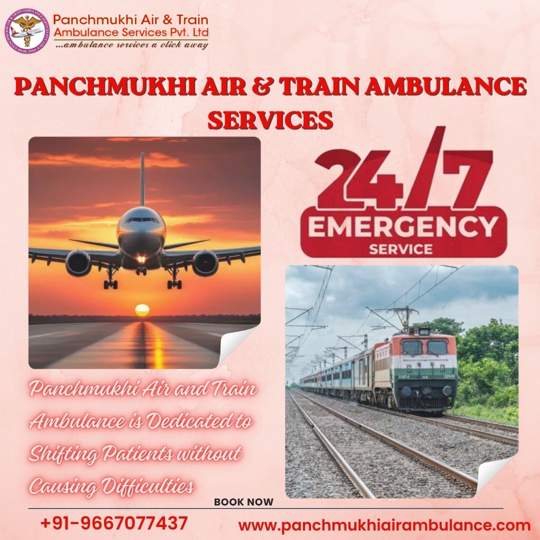 Book Top-level Panchmukhi Air Ambulance Service in Coimbatore with ICU Setup