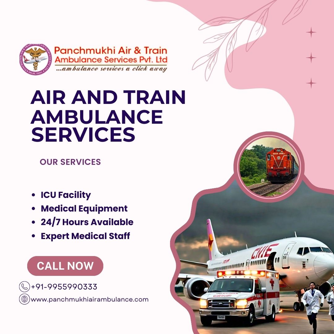 Panchmukhi Air and Train Ambulance Services in Hyderabad Guarantee Expert Staffing and Medical Care
