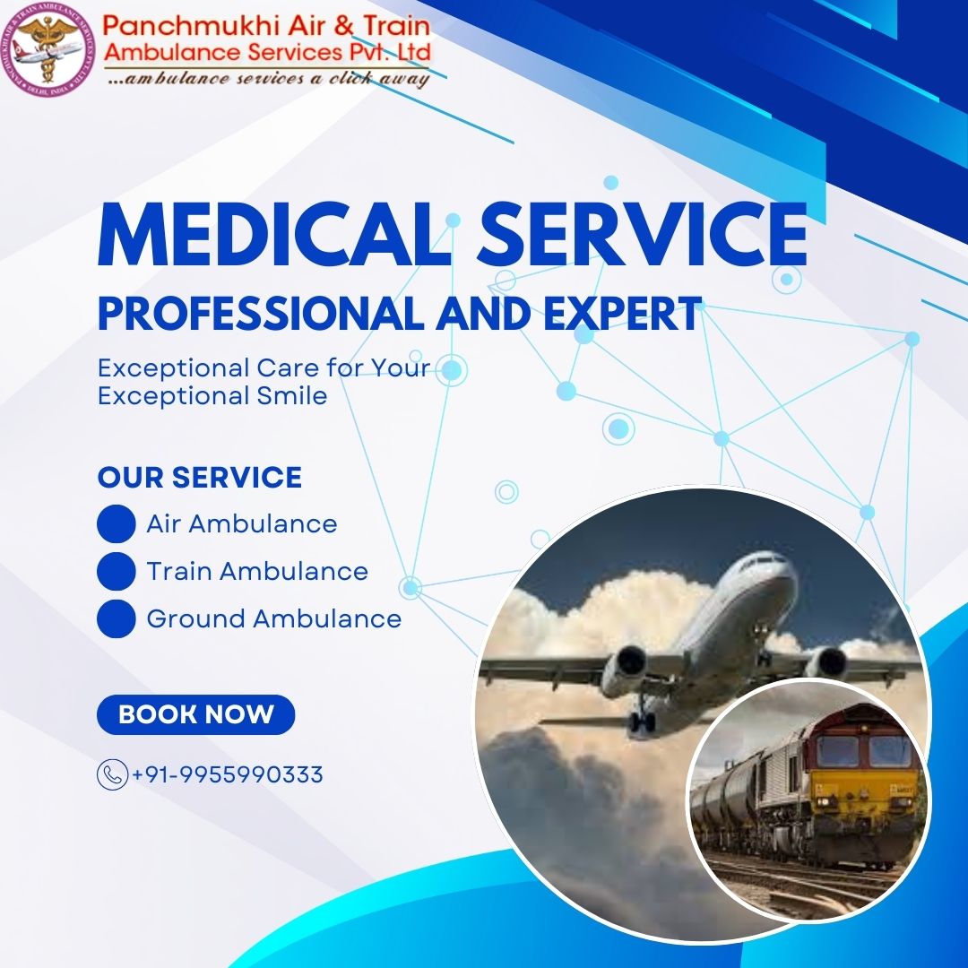 In Bangalore, Panchmukhi Air and Train Ambulance Service stands out as an excellent choice for patient transportation