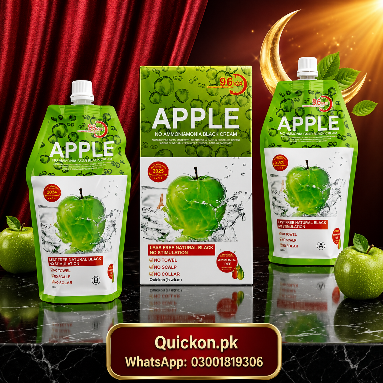 Buy Original Apple Hair Color Price in Sargodha – Long-lasting color – At Quickon.pk