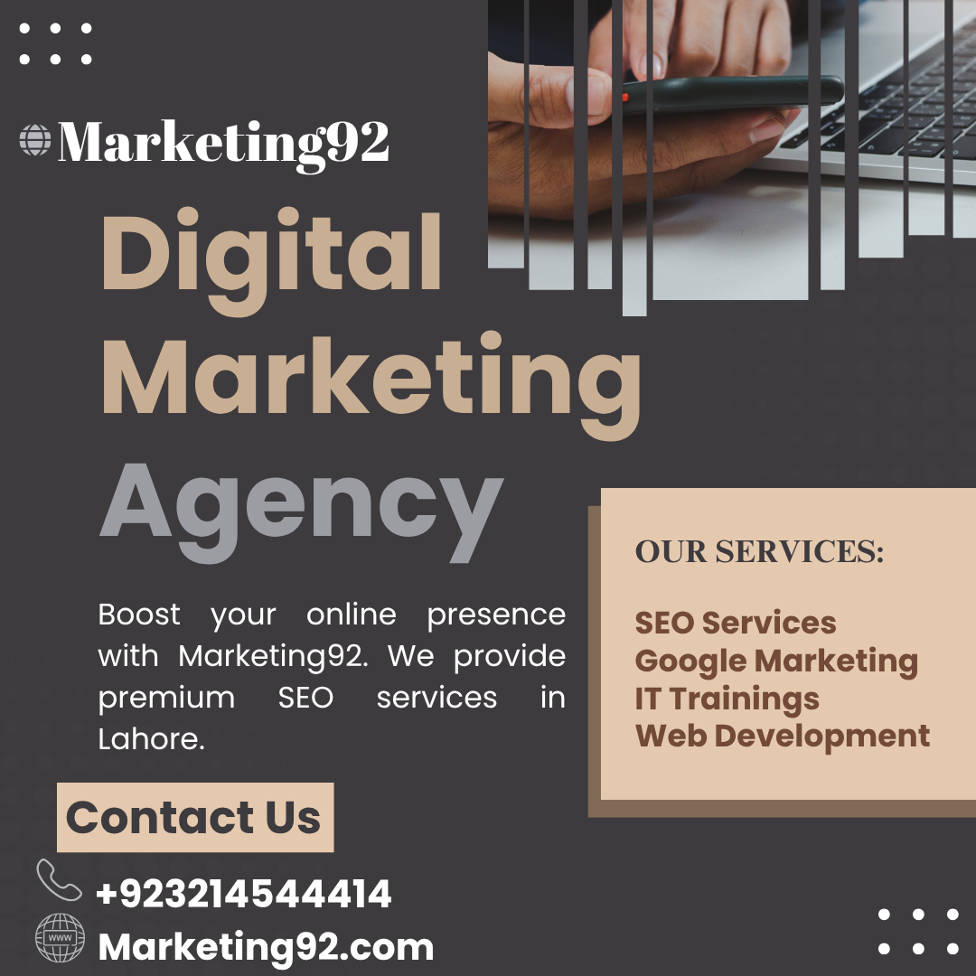 Best SEO Services in Lahore | Marketing92