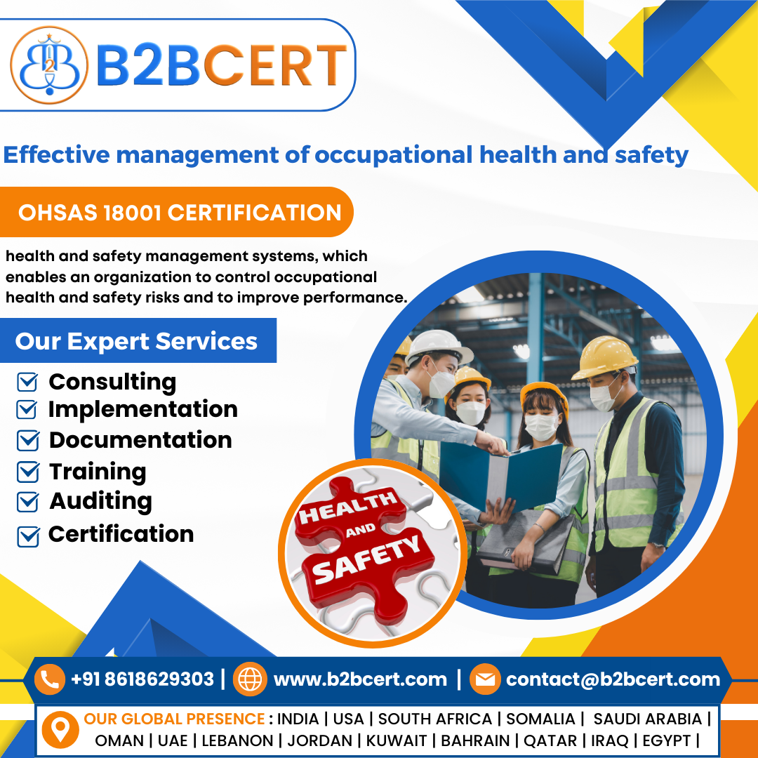 OHSAS 18001 Certification Services in San Francisco