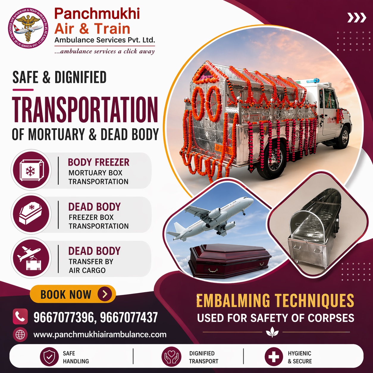 Panchmukhi Dead Body Transport in Hyderabad- effective corpse transfer service