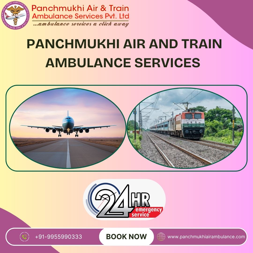 Panchmukhi Air and Train Ambulance in Hyderabad- comfort of the patients is at top