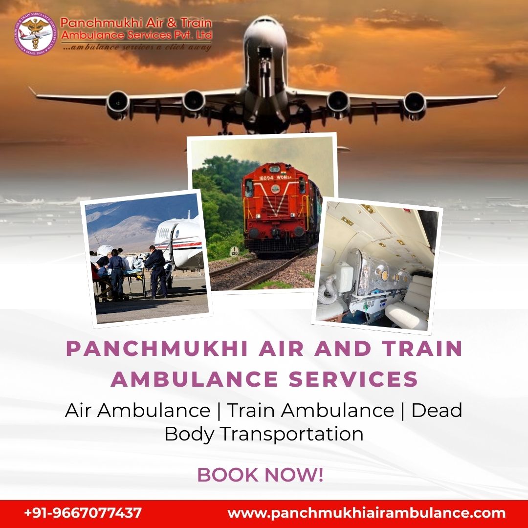 Panchmukhi Air Ambulance from Ranchi- 24X7 emergency ambulance support