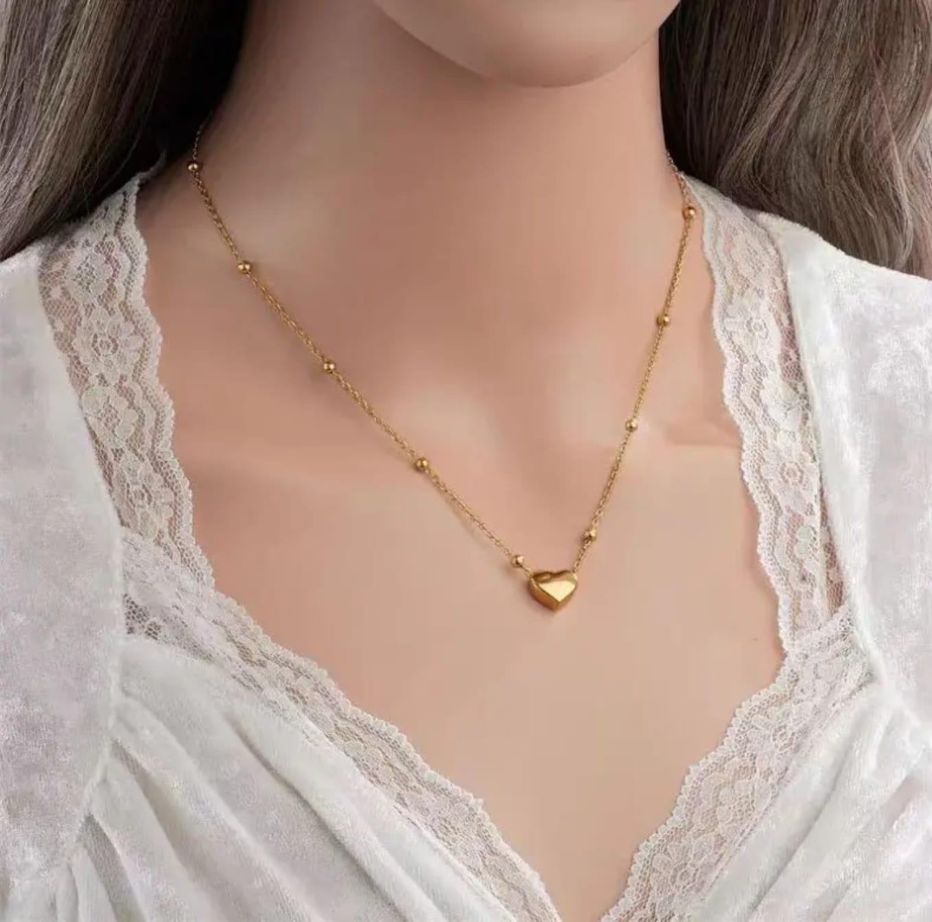 stillness still locket chain