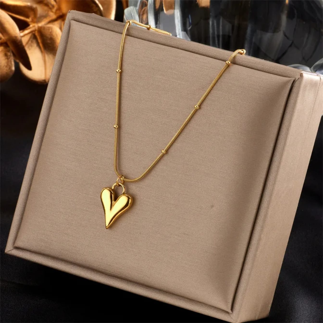 stillness still locket chain