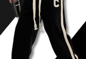 C Embroidery Baggy Trouser